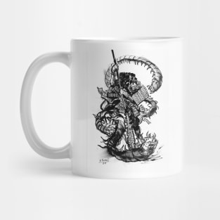 warrior the shogun samurai Mug